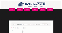 Desktop Screenshot of elorn-immobilier.com